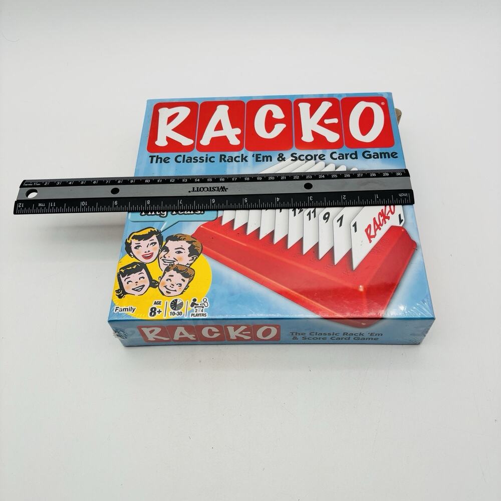 New Sealed - Rack-O Classic Game The Classic Rack 'Em & Score Card Game RACKO - Picture 7 of 8